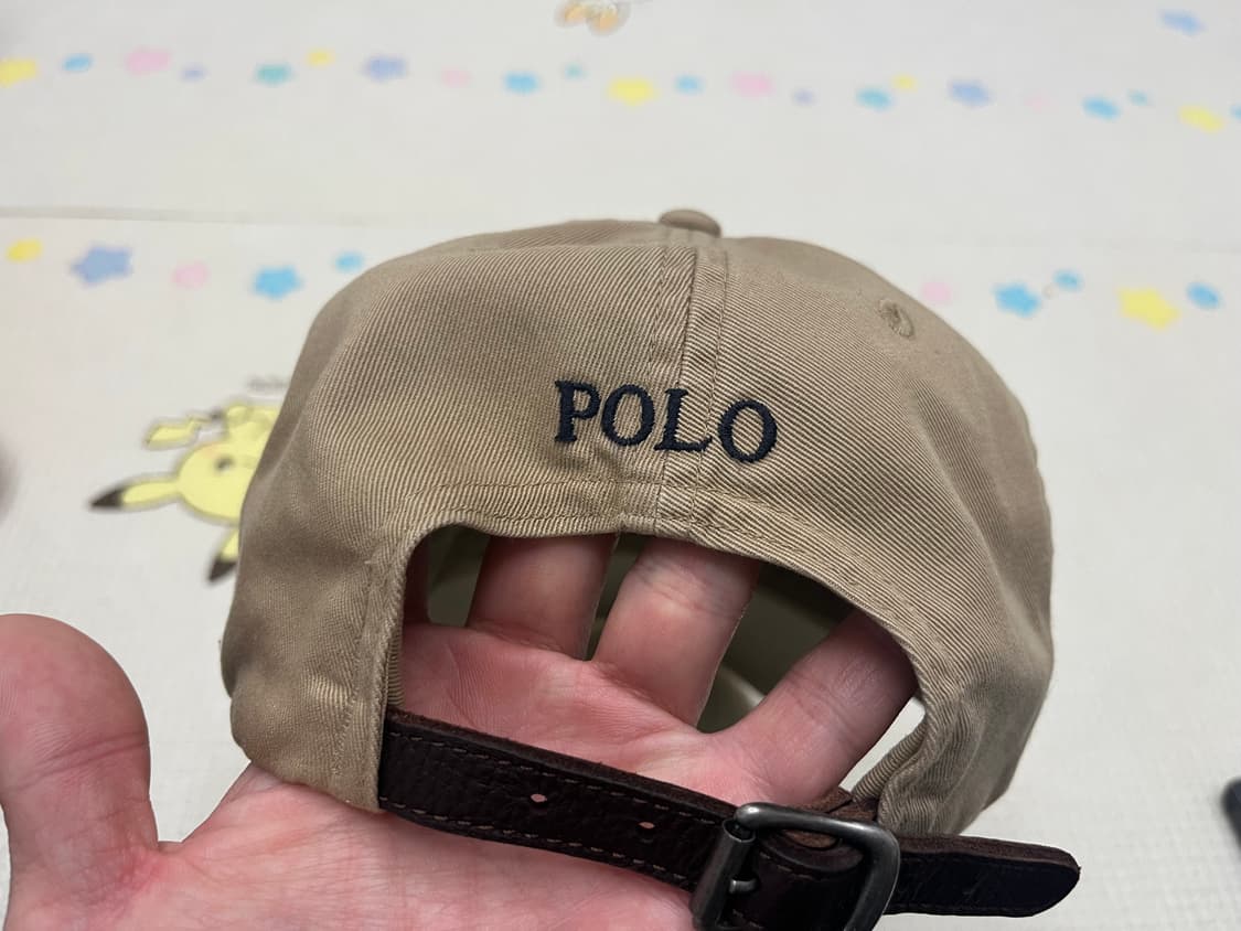 폴로 랄프로렌 베이지색상 모자 상품이미지3