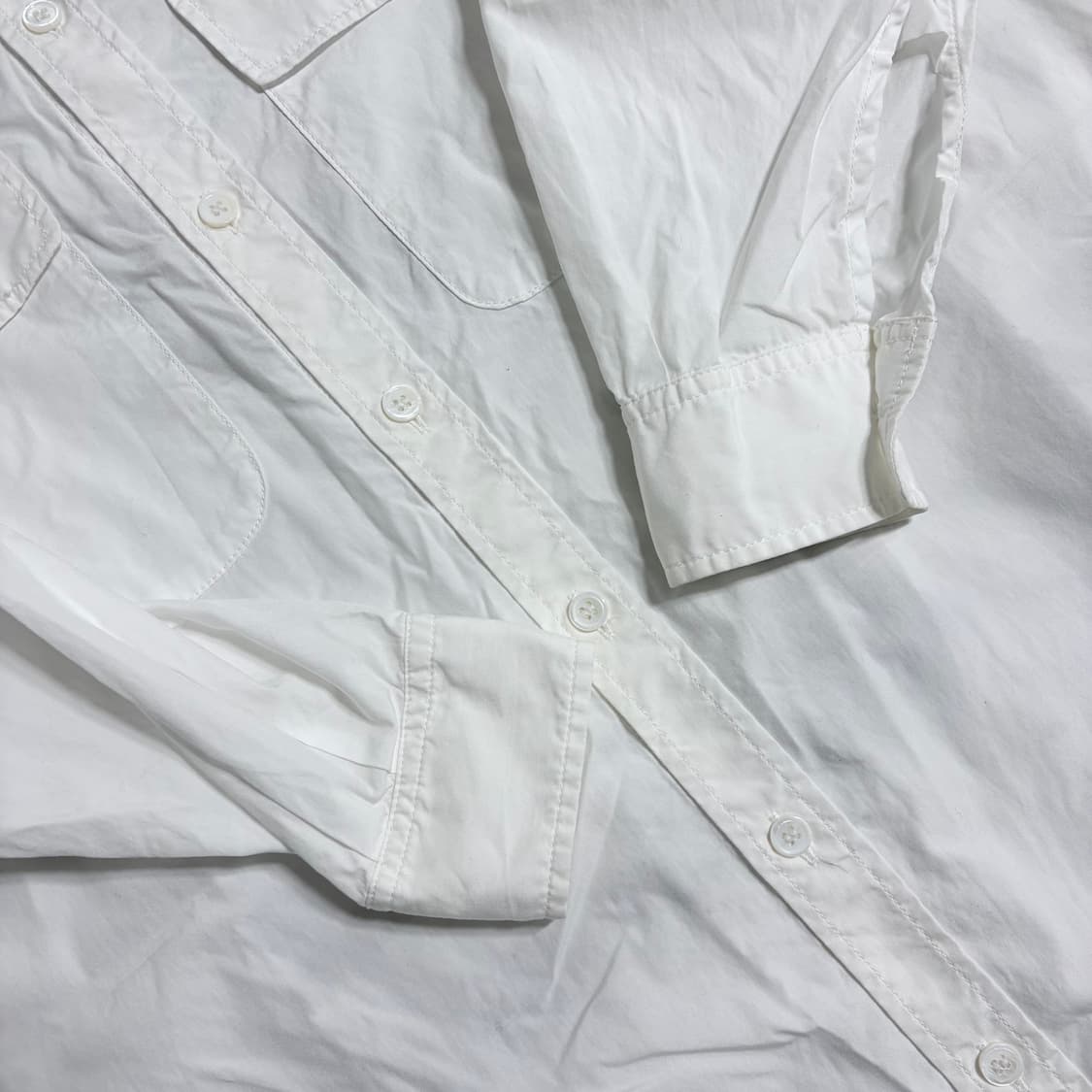 요지 야마모토 19ss 핸드 페인팅 롱 셔츠 상품이미지4