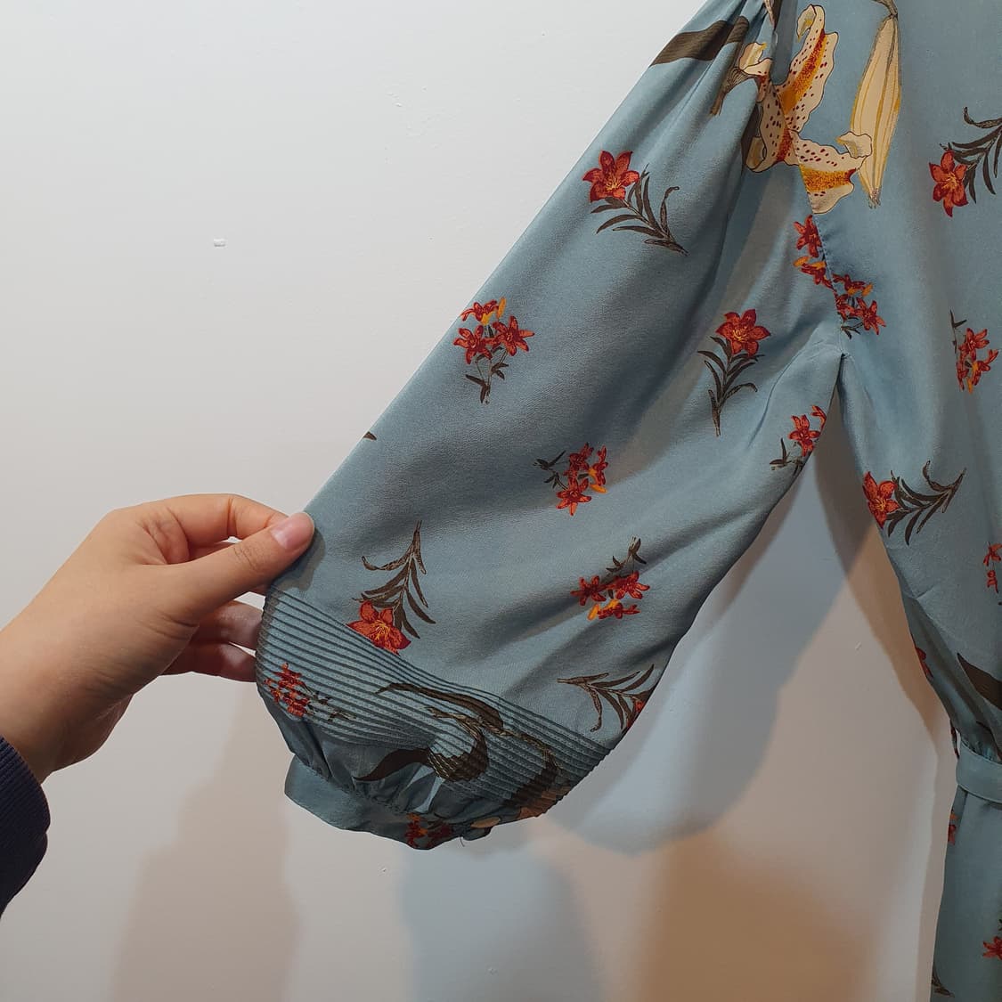 INGEBORG 레이스 플라워 롱 원피스 상품이미지3