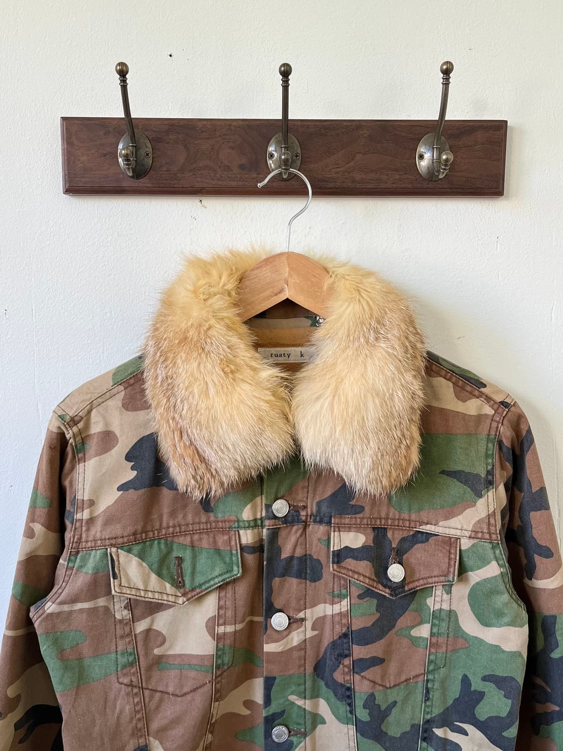 rusty k 밀리터리 퍼 자켓 상품이미지2