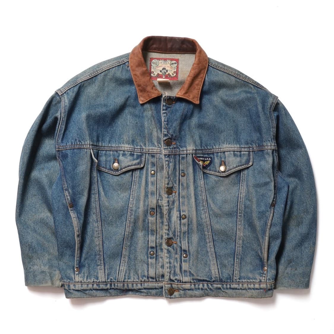 아비렉스 90’s AVIREX Denim Trucker Jacket    상품이미지2