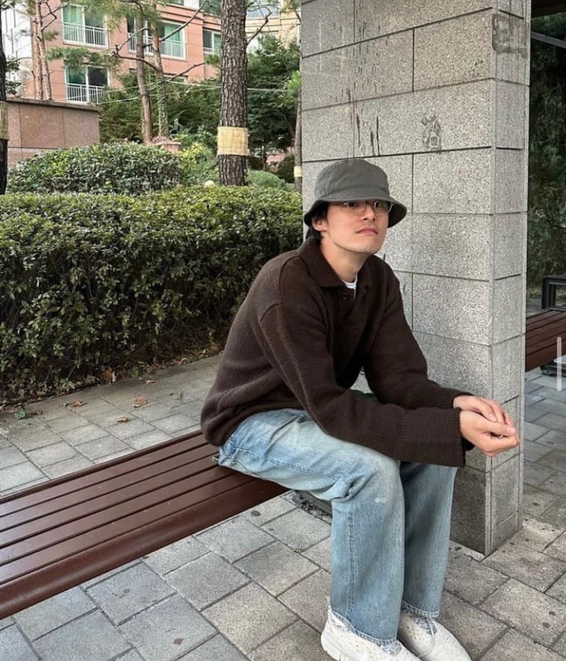 아모멘토 브라운 니트 상품이미지2