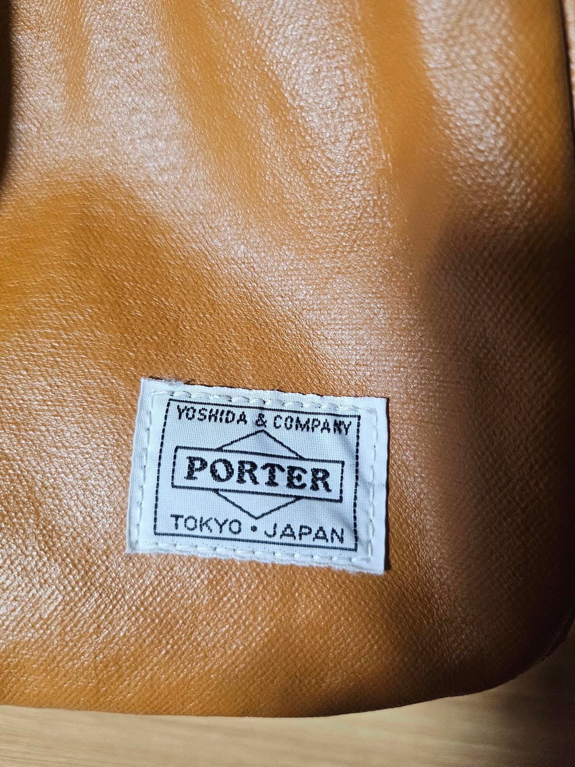 포터 프리 스타일 보스턴백 카멜 상품이미지3