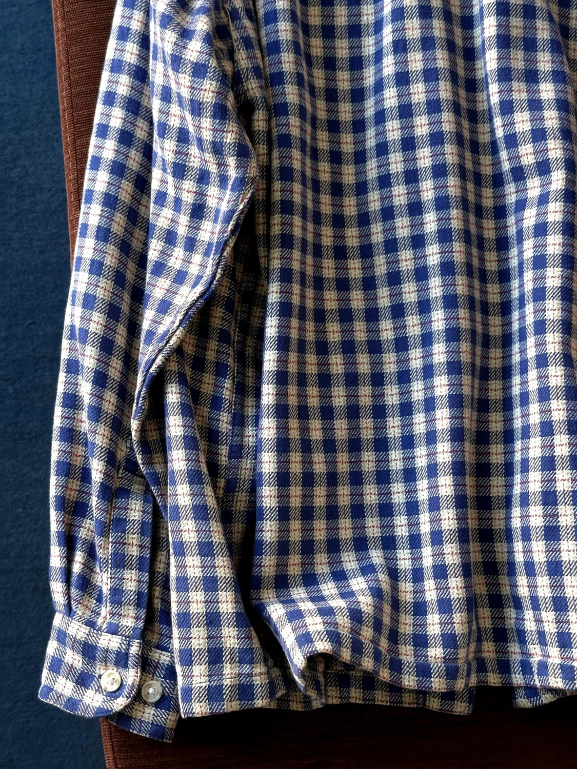 Cotton nel check work shirt 상품이미지9