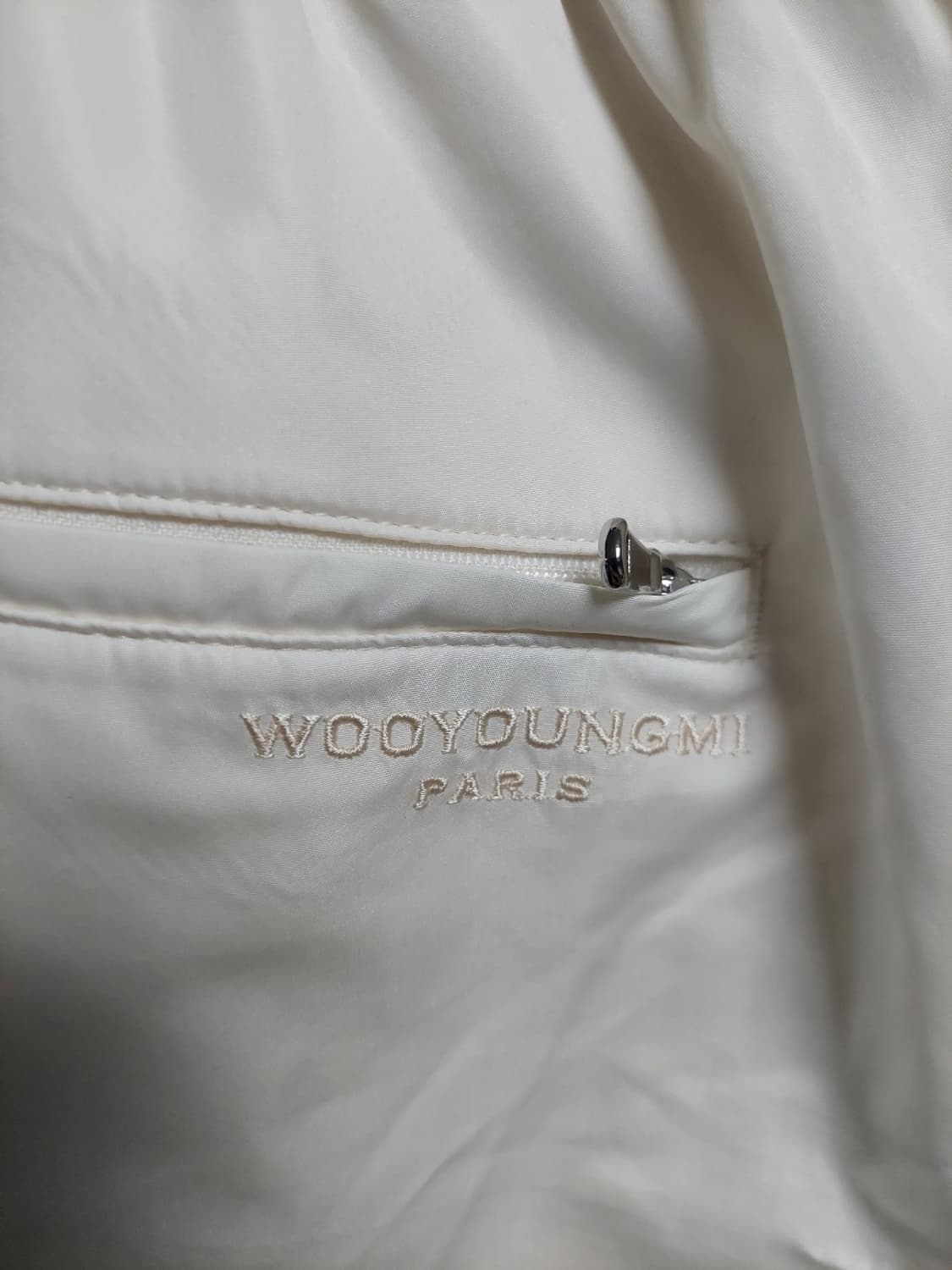 우영미 아이보리 반바지 스윔쇼츠 새제품 46 밴딩 상품이미지7