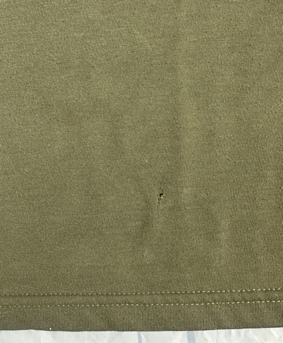 미군 카키색 라운드 반팔 티셔츠 (L) (22) (만원샵) 상품이미지5