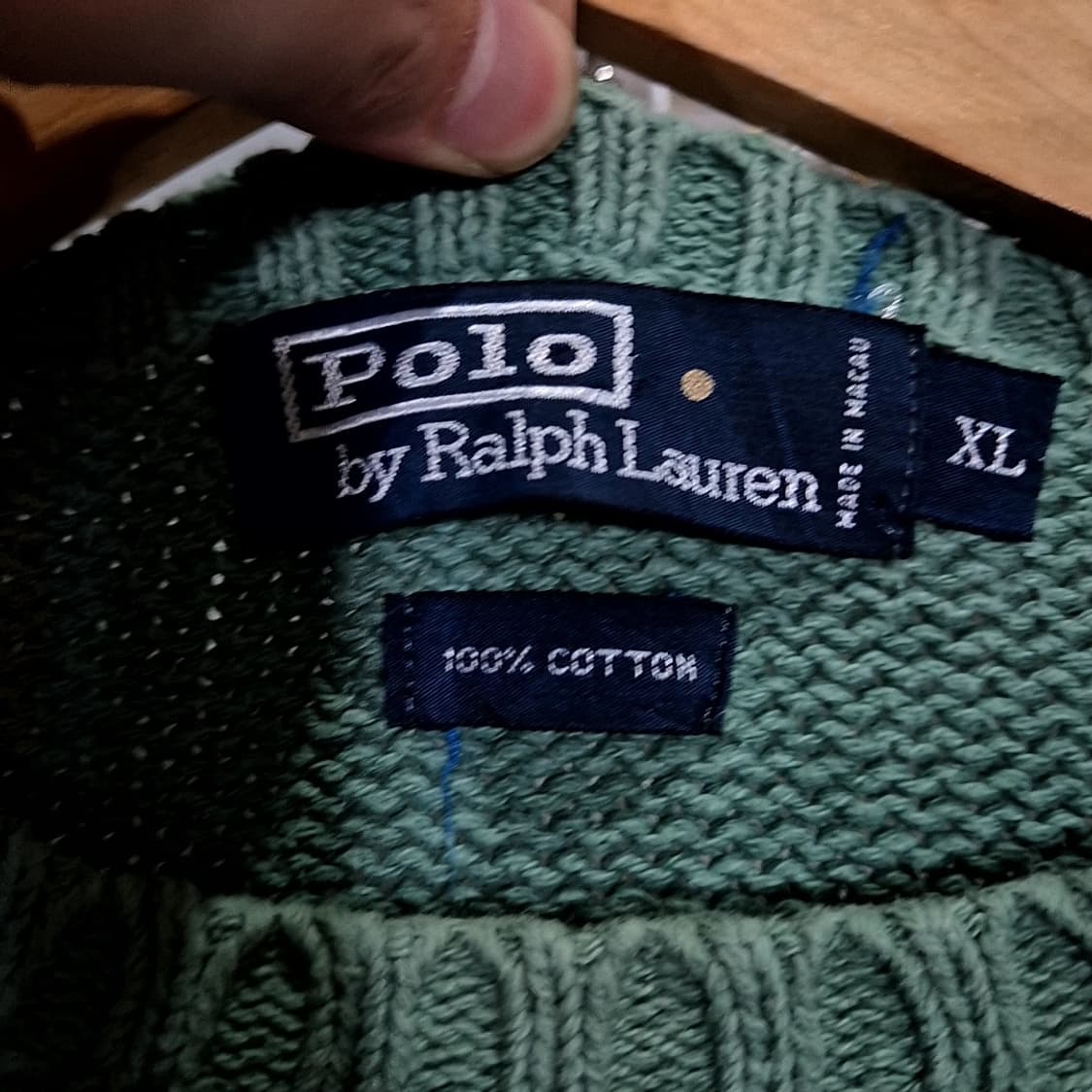 폴로 랄프로렌 빈티지 그린 니트 상품이미지4