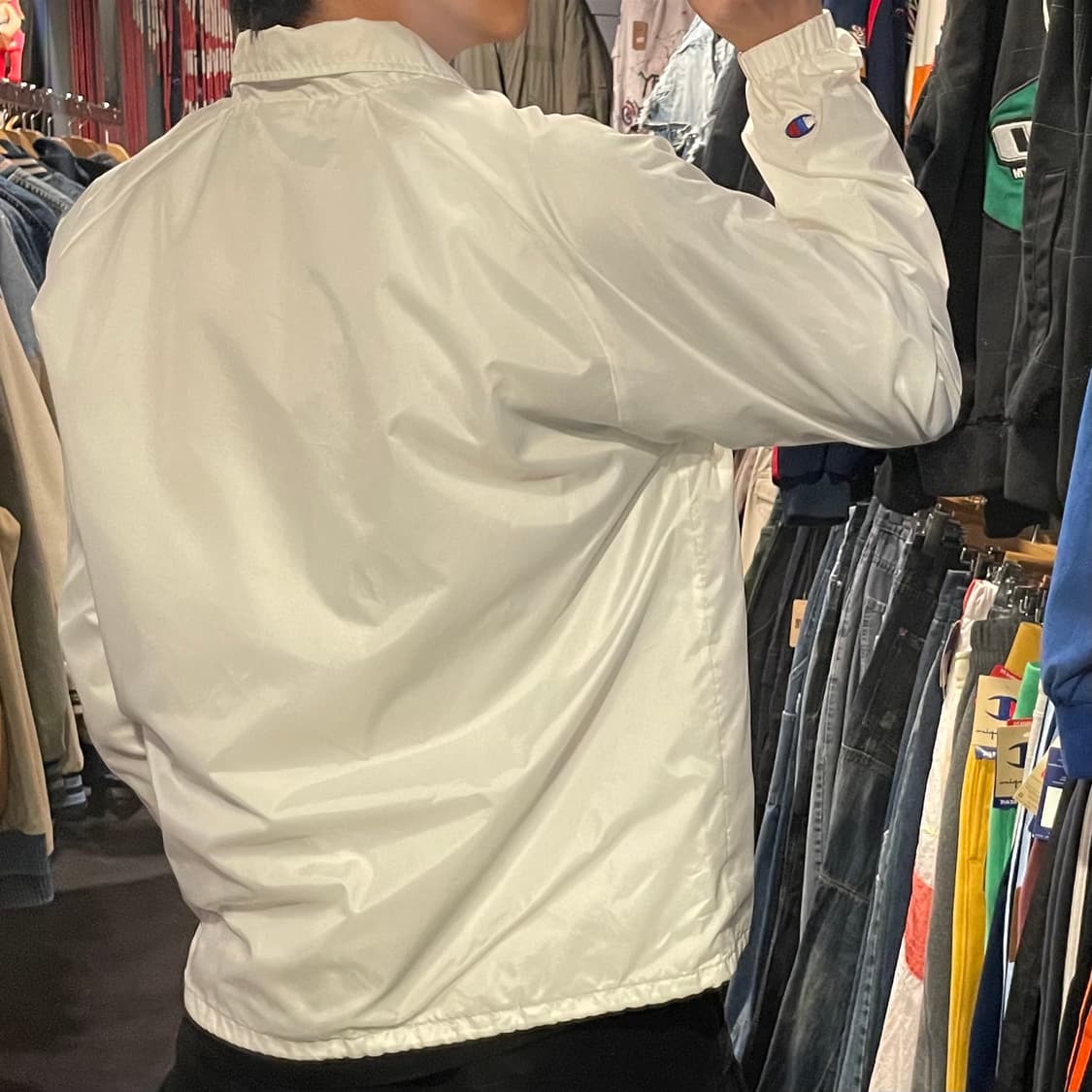 [IM] champion 챔피온 화이트 코치자켓 상품이미지6