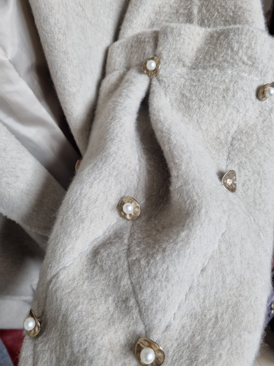 정품) 오즈세컨 롱코트 상품이미지5