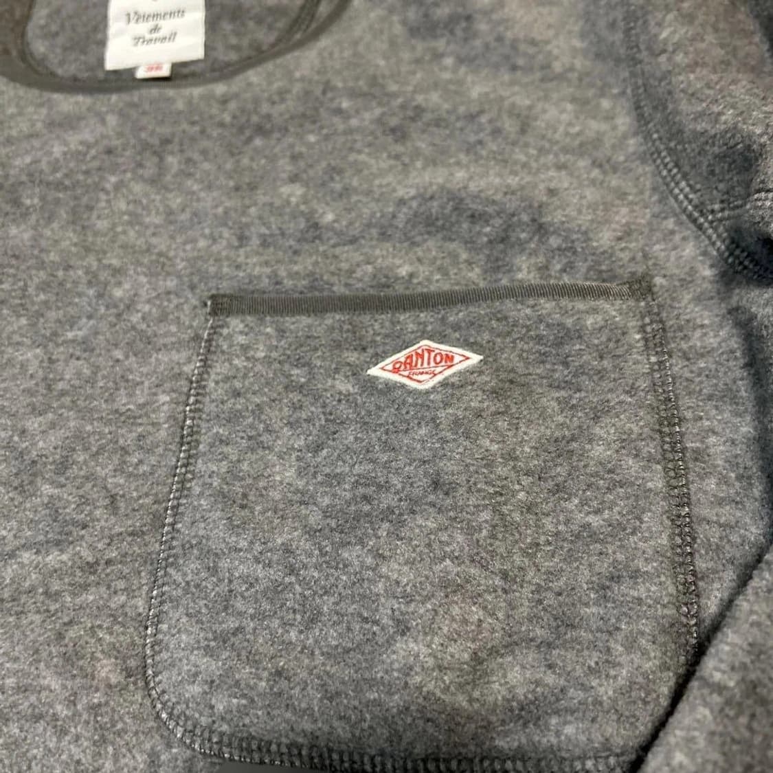  단톤 크루넥 플리스 풀오버 상품이미지3