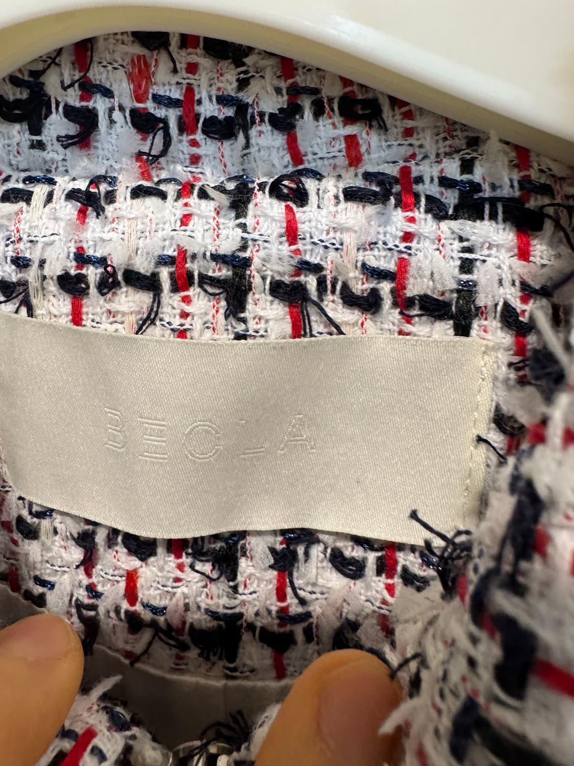 비클라 린톤 트위드 집업 원피스 상품이미지6