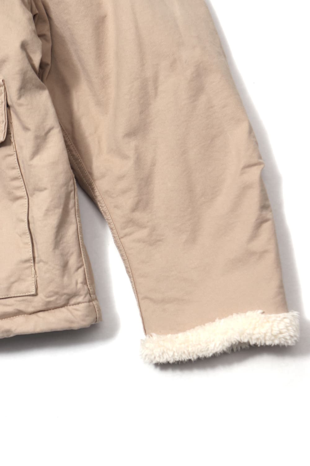 PARTIMENTO 3M 신슐레이트 보아 플리스 무톤 베이지 재킷 L 상품이미지7