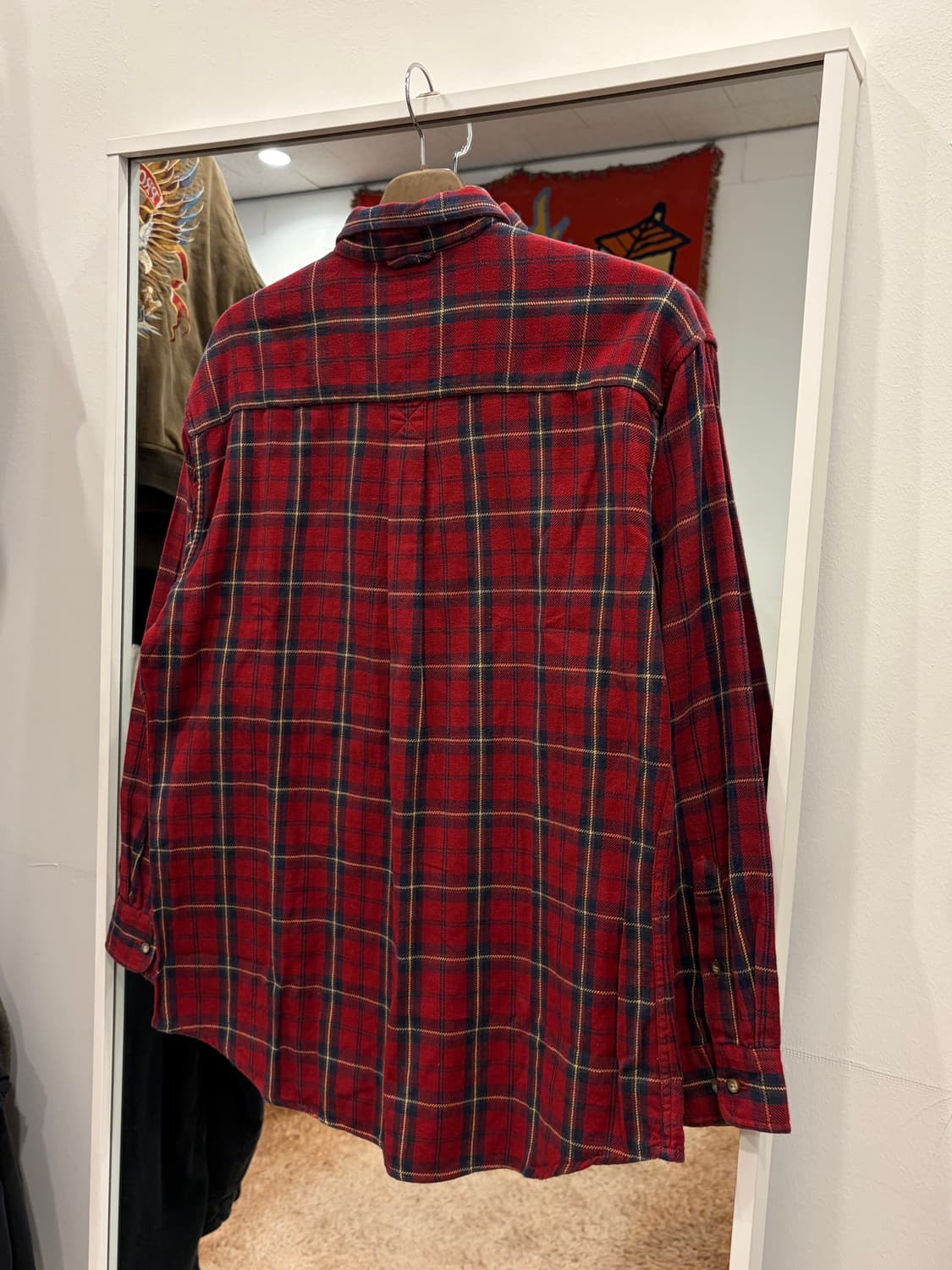 00s Timberland 팀버랜드 플란넬 체크 셔츠 상품이미지5