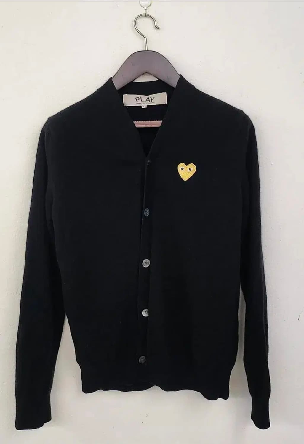 꼼데가르송 울100 블랙 골드팬 상품이미지1