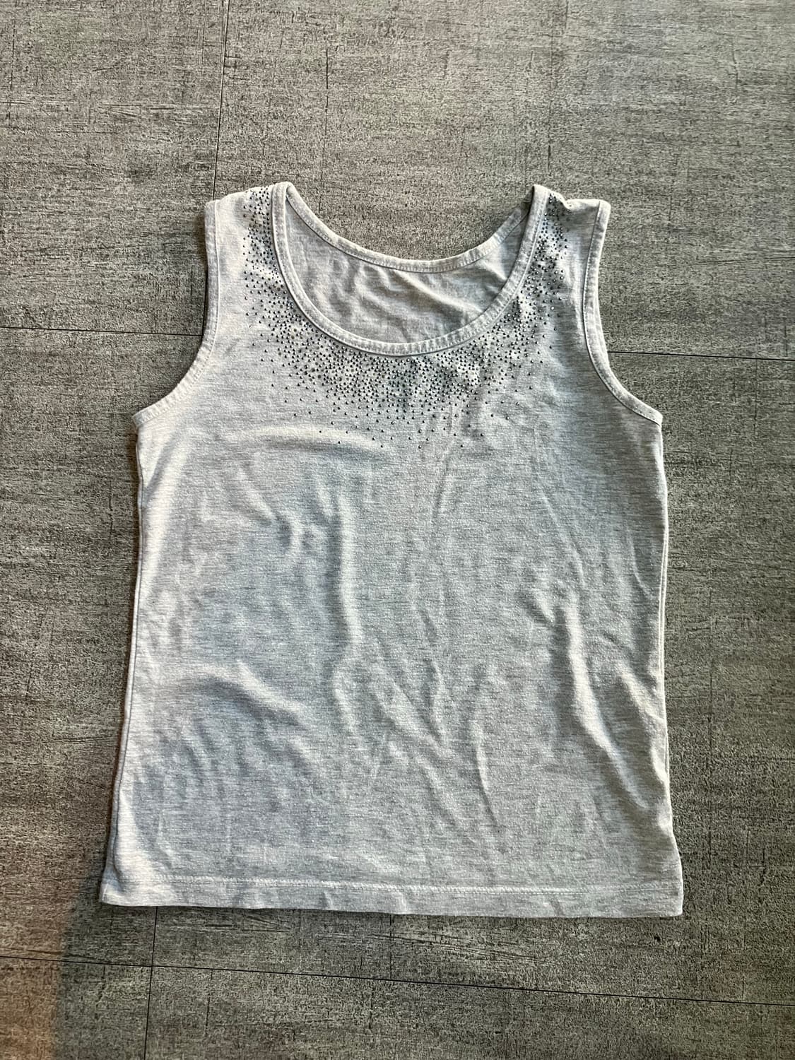 일본빈티지 핀터깔y2k 이효리 하구미모리걸 슬리브리스 나시탑 상품이미지1