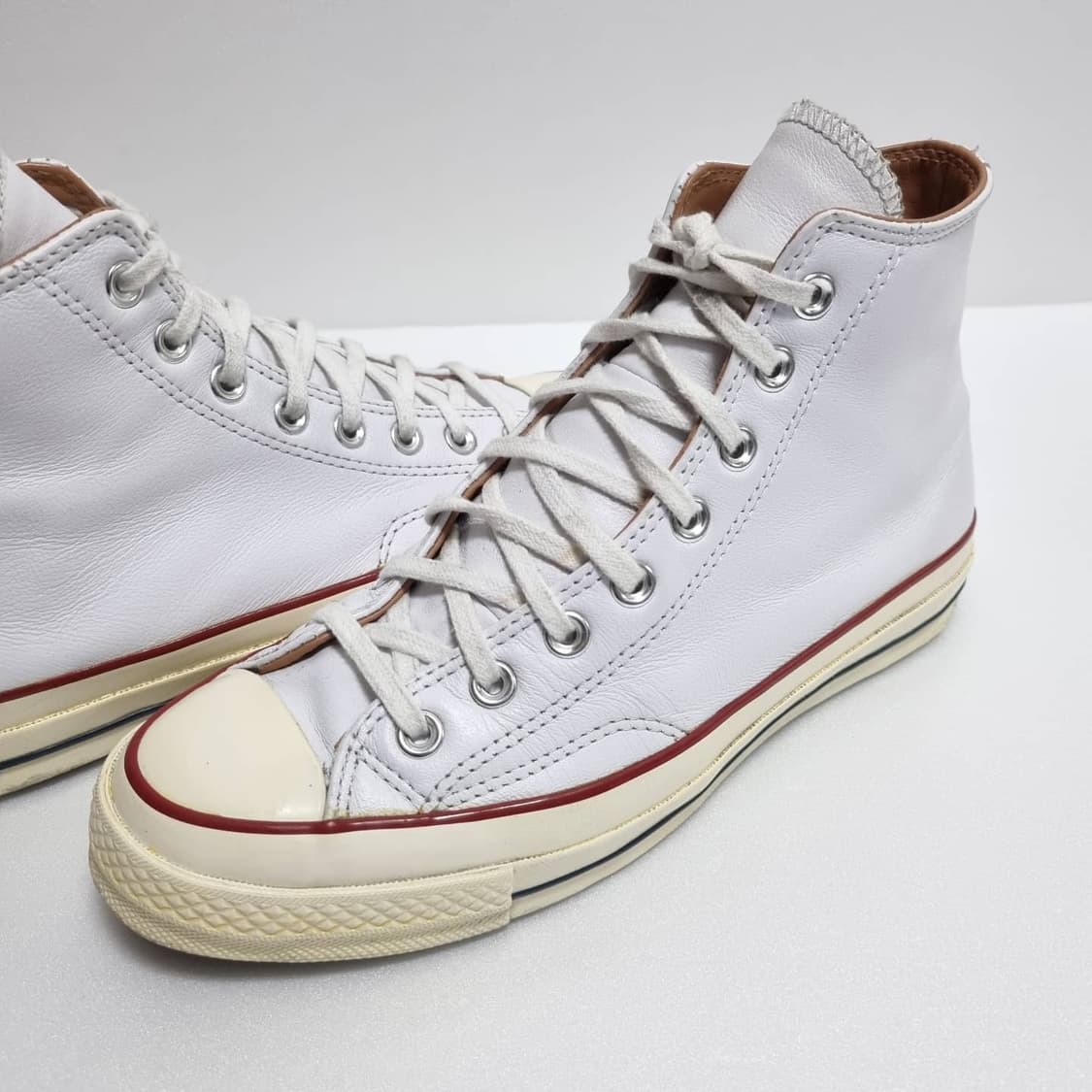 컨버스 1970's 척테일러 올스타 래더 화이트 상품이미지2