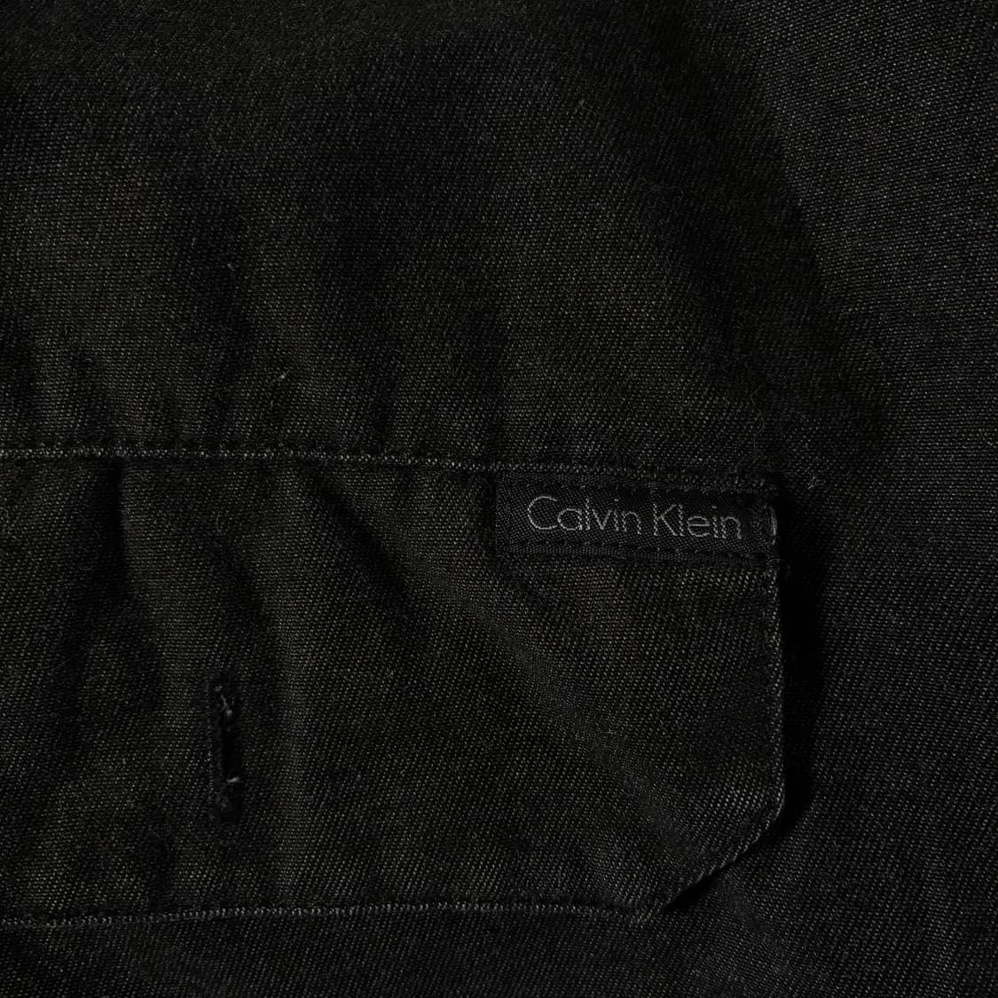 Calvin klein  캘빈 클라인 블랙 캔버스 워크 자켓  상품이미지5