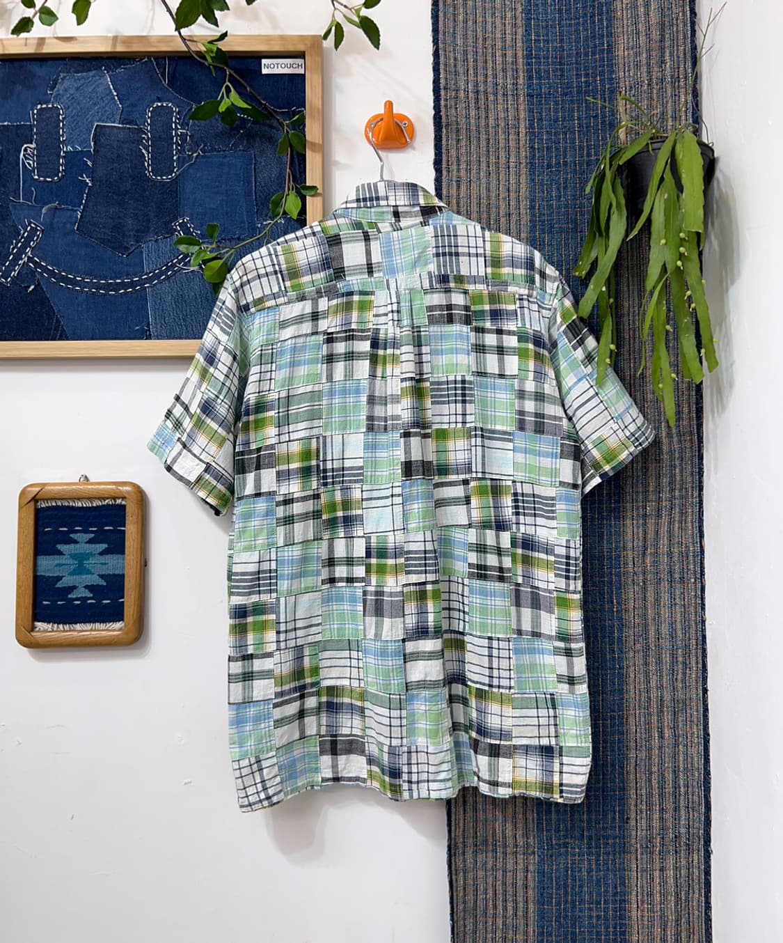Patchwork Madras Check B.D. Shirt 상품이미지2