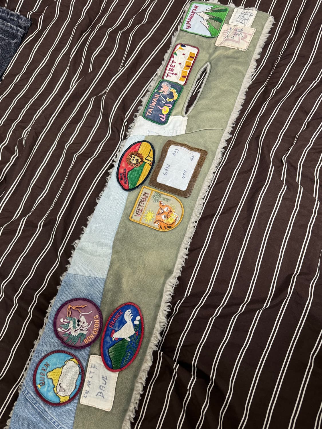 [ F ] Kapital 캐피탈 멀티패치 머플러 상품이미지5