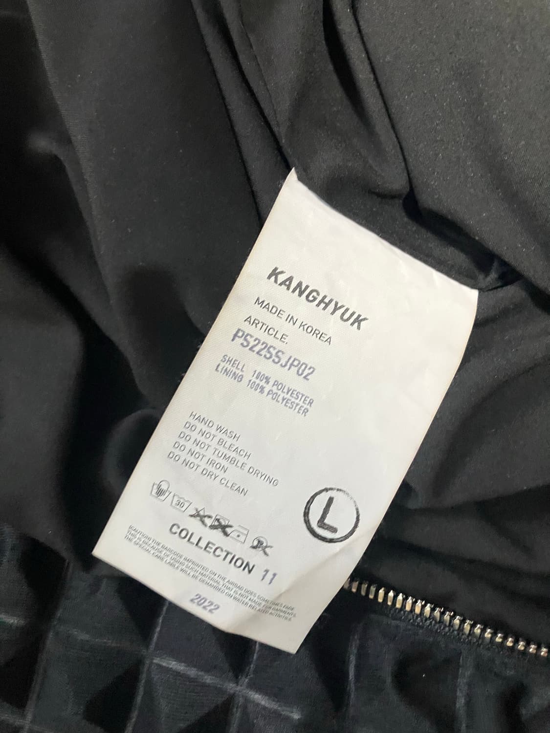 [L] 강혁 피라미드 자켓 블랙 상품이미지3