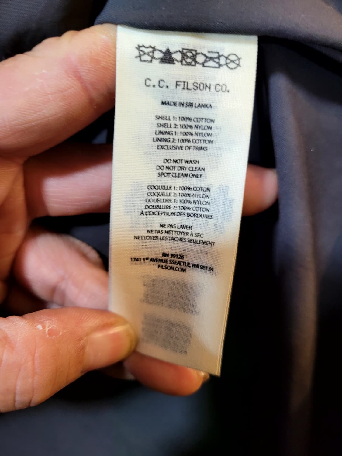 정품 FILSON 필슨 알칸 모토 캔버스 베스트  상품이미지5