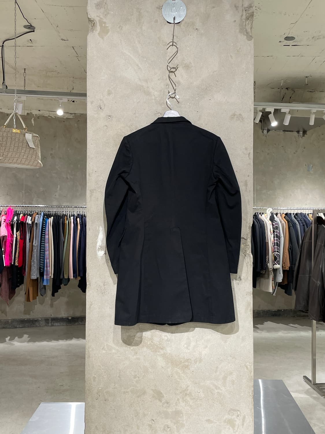 질샌더 블랙 멀티 플랩포켓 코튼 롱 자켓 상품이미지6