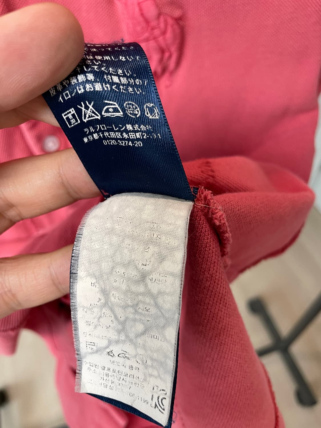 (S) 폴로 랄프로렌 스키니 폴로 빅포니 여성 반팔 카라티 상품이미지5