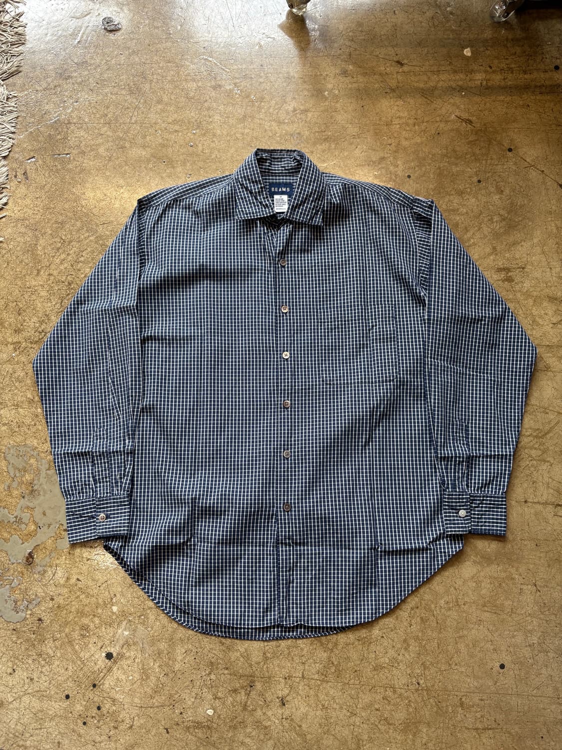 BEAMS check shirt 상품이미지1