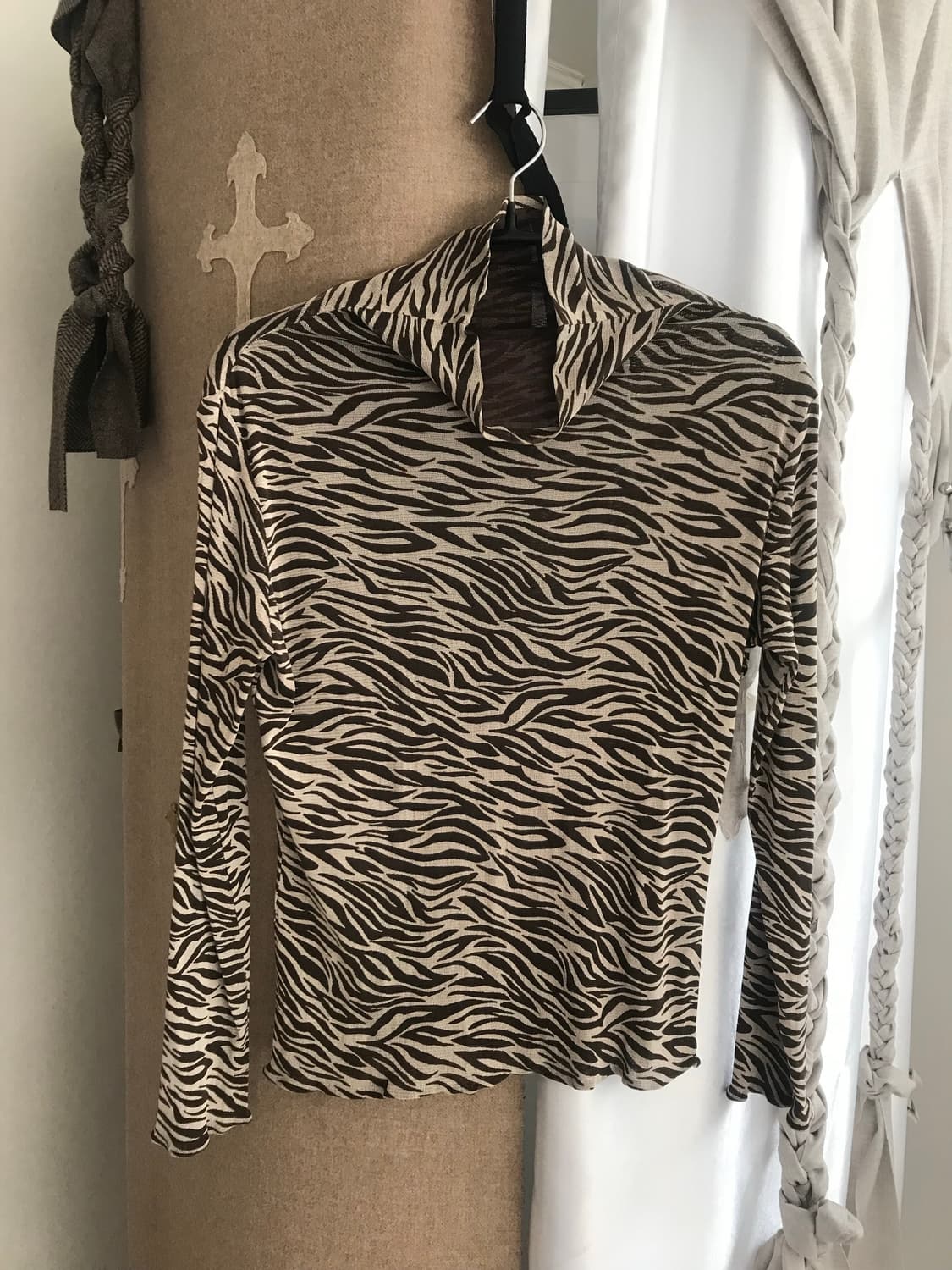 vintage pattern mash top 상품이미지6