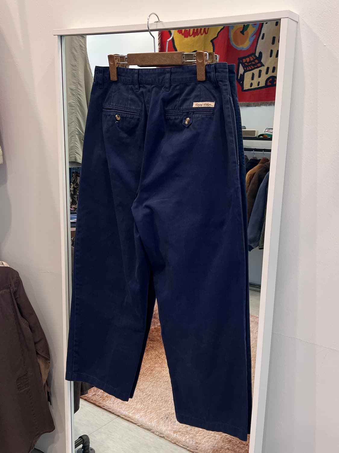 90s Tommy Hilfiger 타미힐피거 투턱 치노 팬츠 (32) 상품이미지6