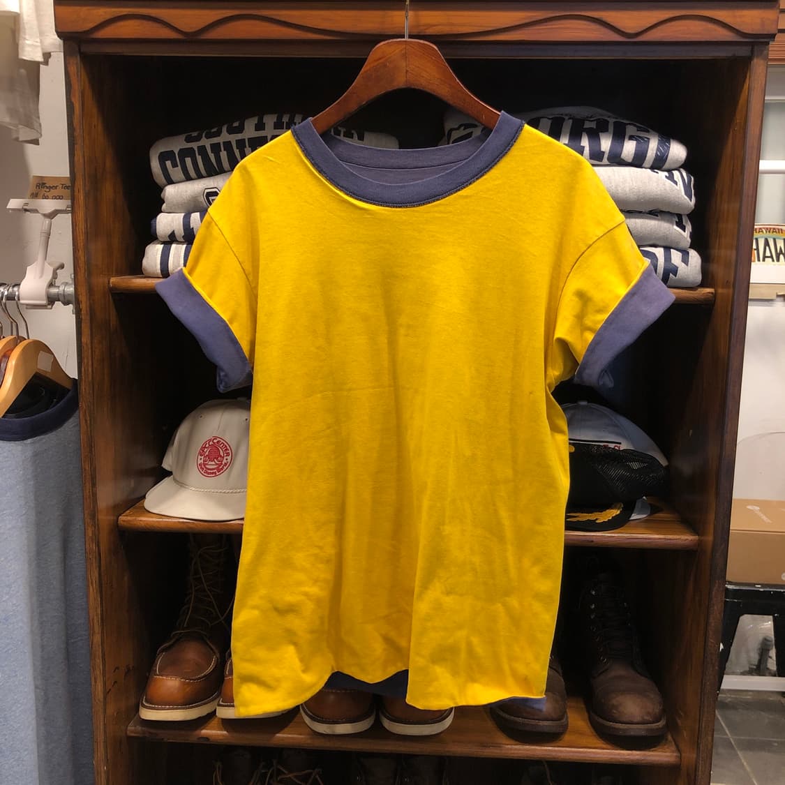 60s/80s Reversible T-shirt-L 상품이미지4