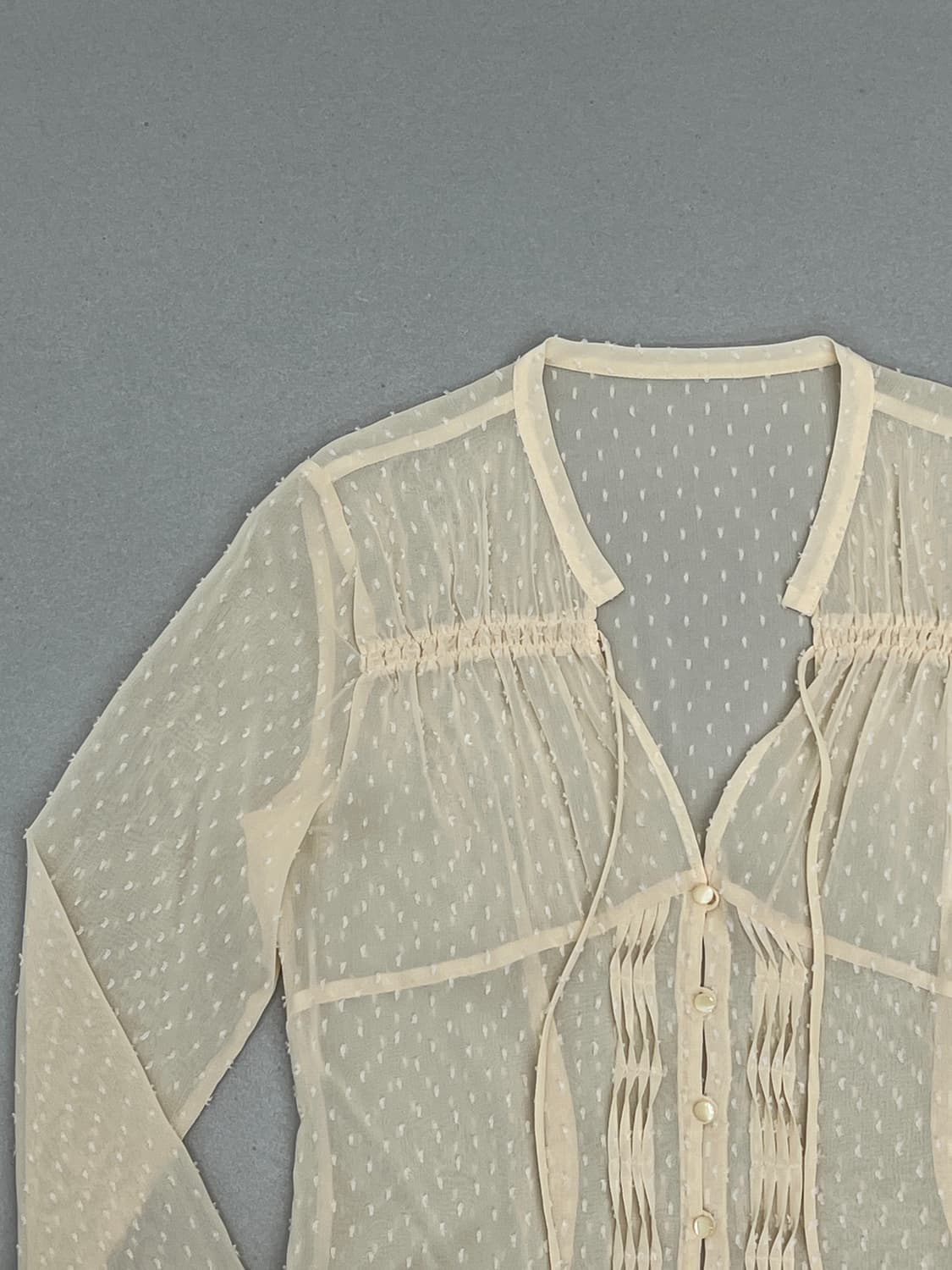 도트 블라우스 상품이미지2