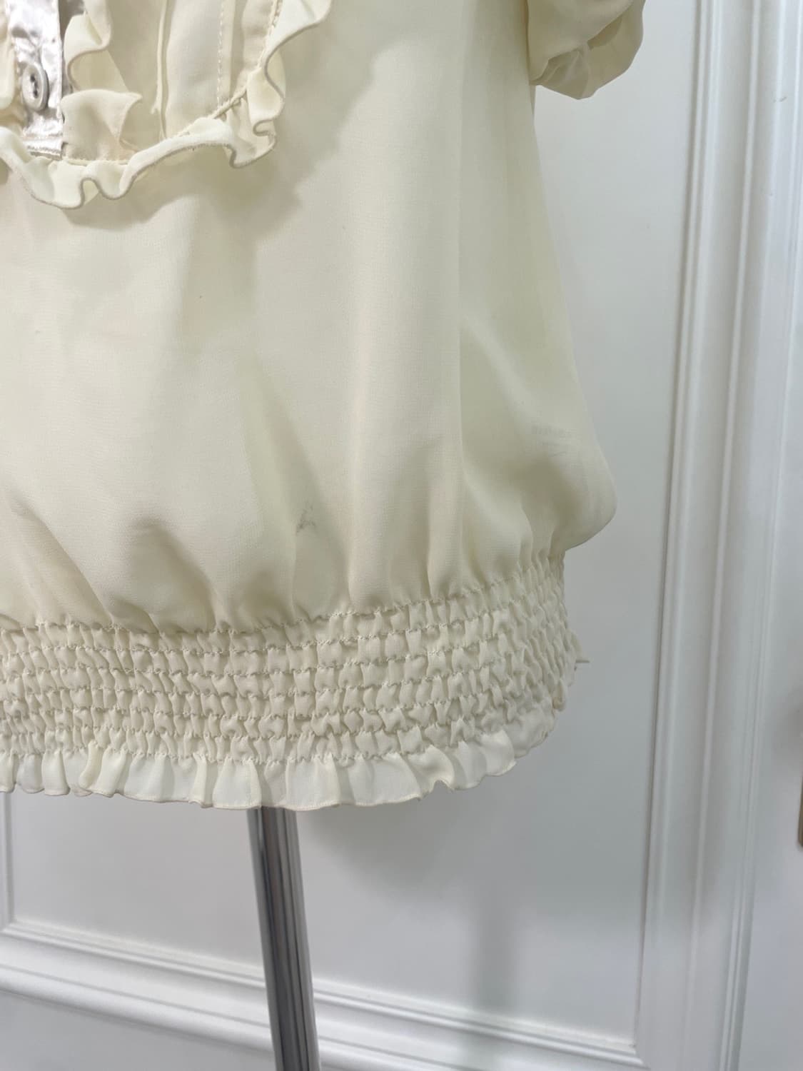butter yellow ruffle princess blouse 상품이미지6