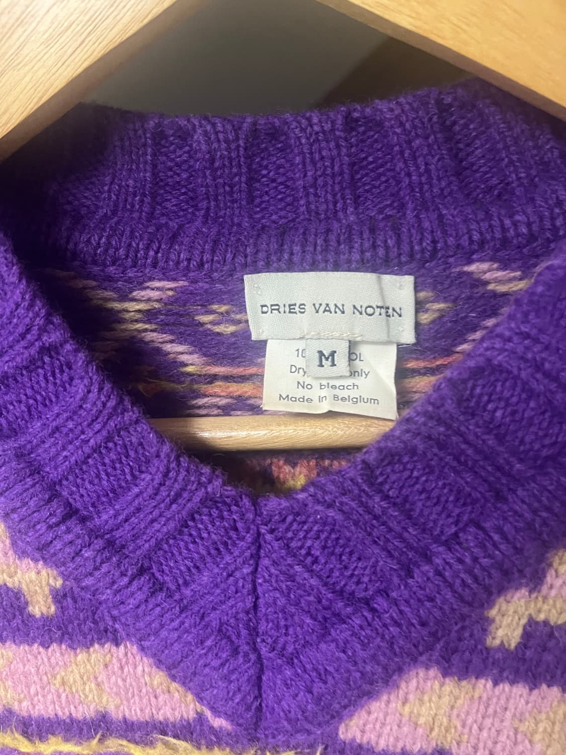 드리스반노튼 울 니트 스웨터 상품이미지3