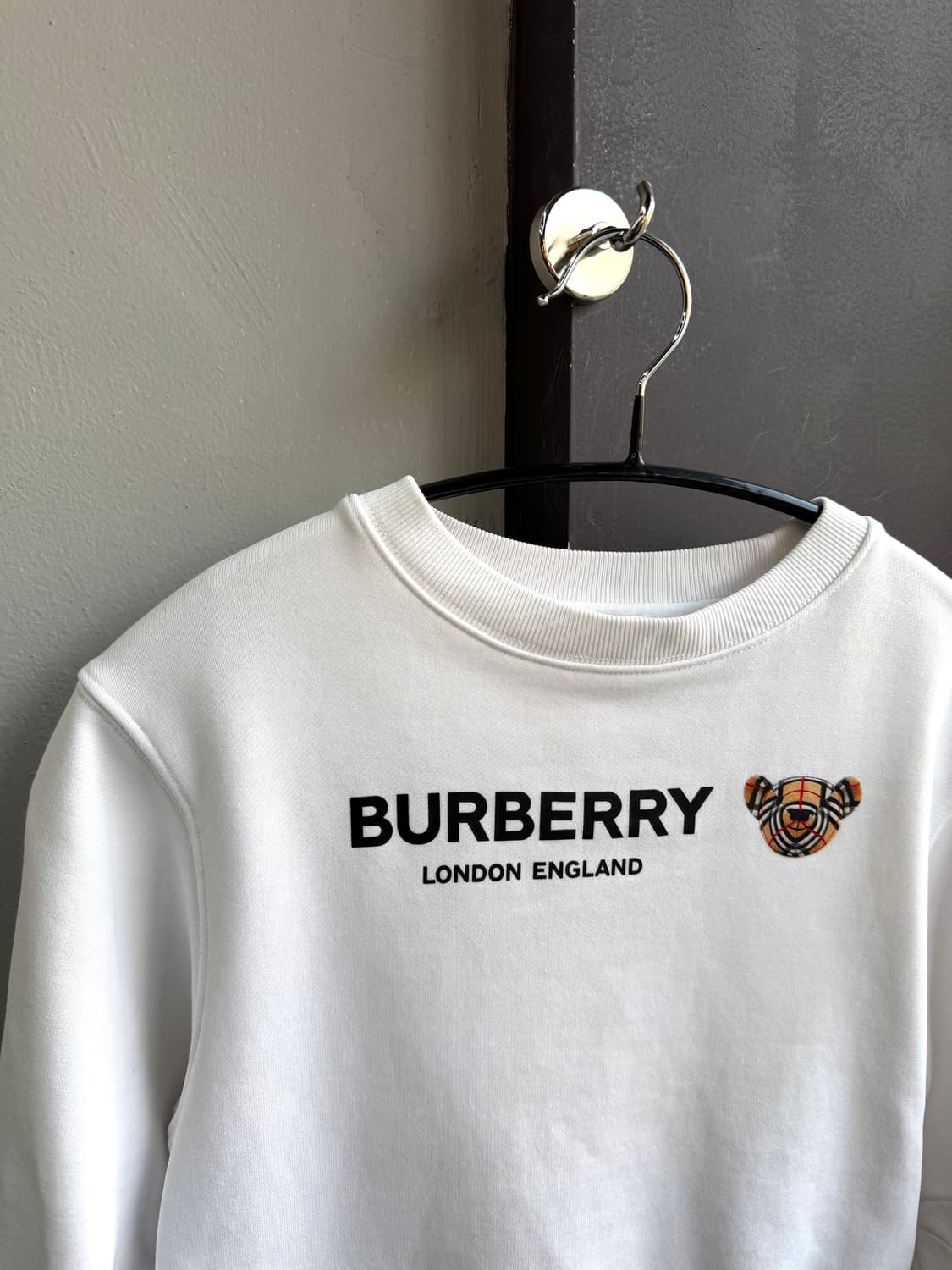 8Y/ 버버리 칠드런 신형 화이트라벨 맨투맨 상품이미지3