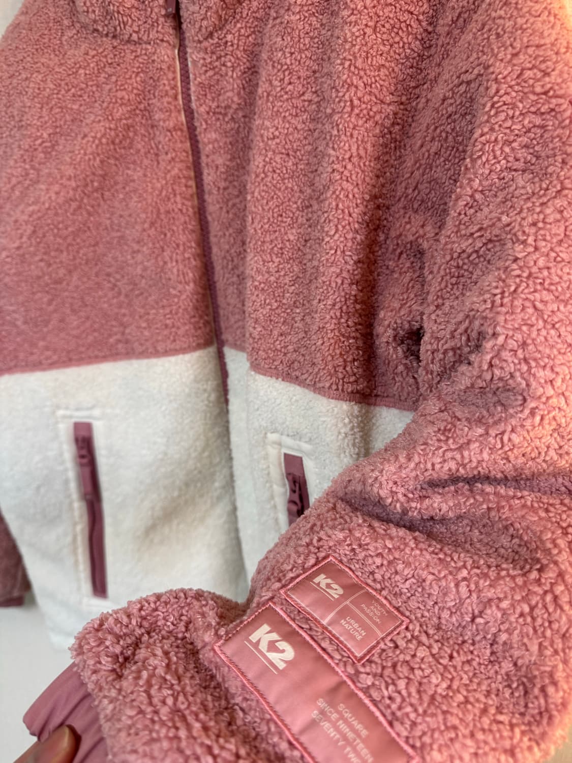 [95]K2 수지 리버시블 구스다운 후리스 패딩자켓 상품이미지6