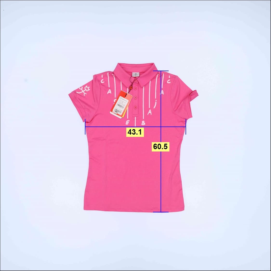 90 새상품 까스텔바작 여성 반팔티 0407M 상품이미지5