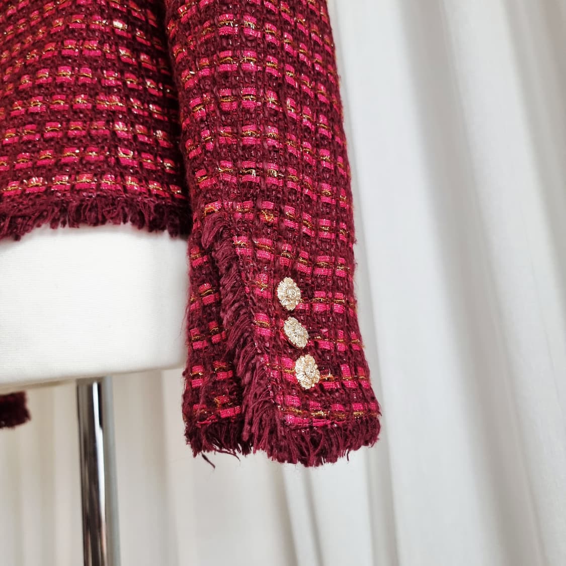 토리버치 트위드 시퀸 자켓 (55) 상태굿 상품이미지7