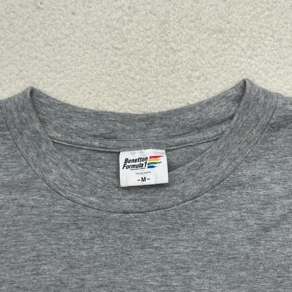 BENETTON Formula1 반팔티 그레이 M 상품이미지3