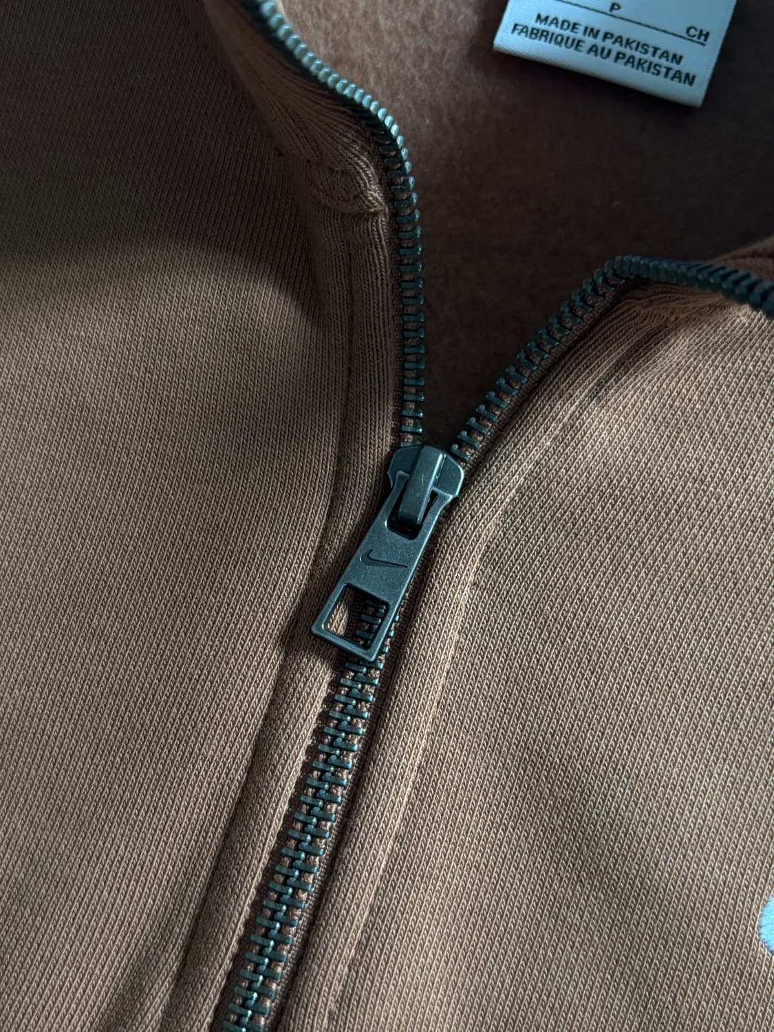 Nike 나이키 NRG 스우시로고 브라운컬러 반집업 맨투맨 상품이미지5