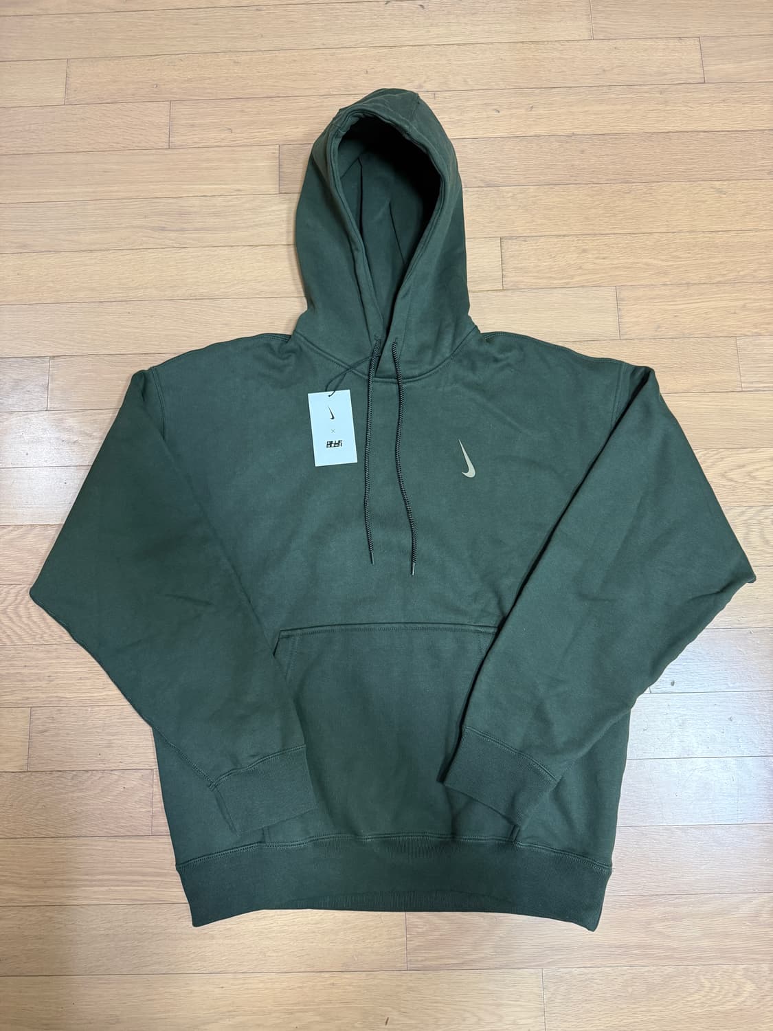 [M] 나이키 랩 x 빌리 아일리시 플리스 후드 세쿼이아 상품이미지1