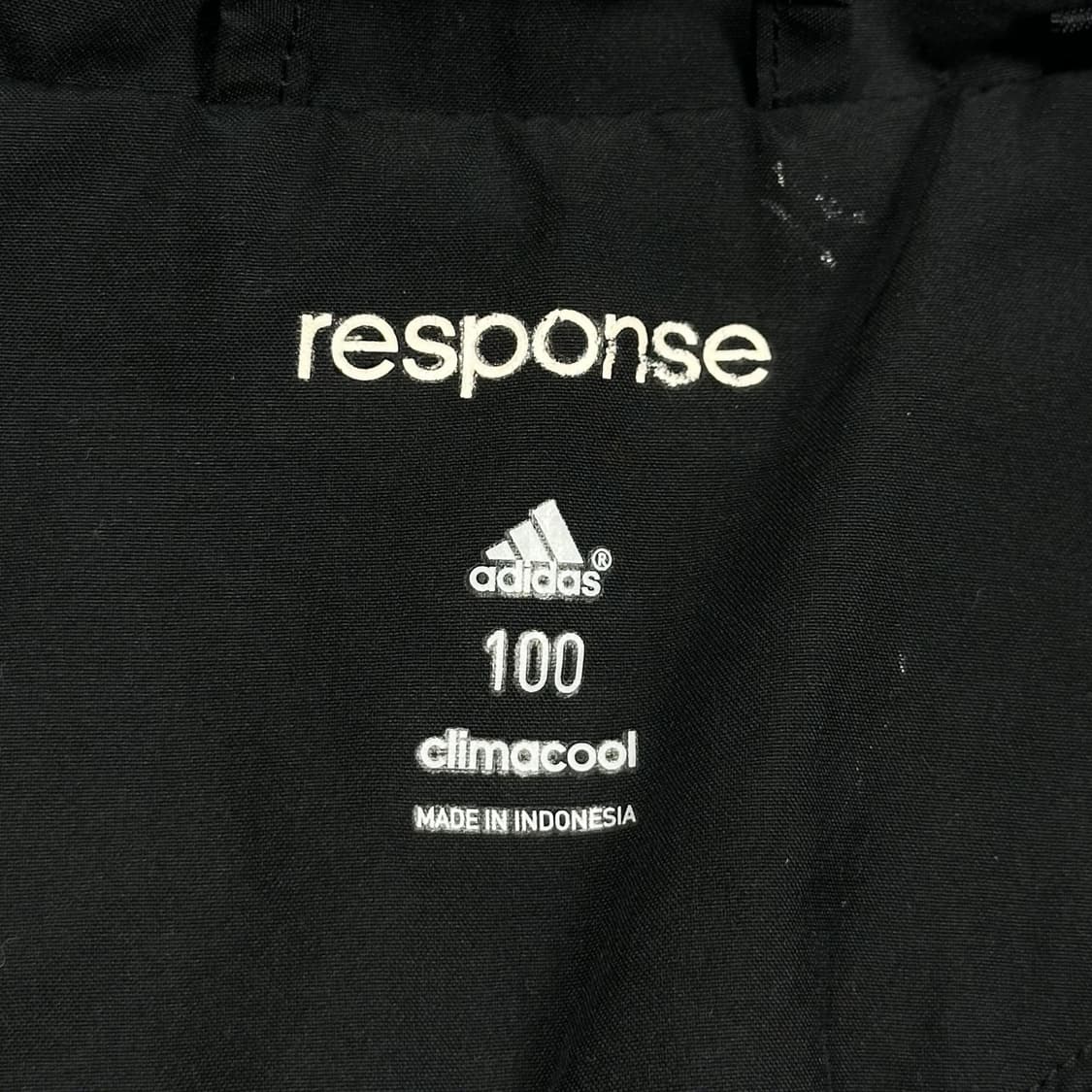 아디다스 오리지널 삼선 블랙 바람막이 자켓 (L) 상품이미지5