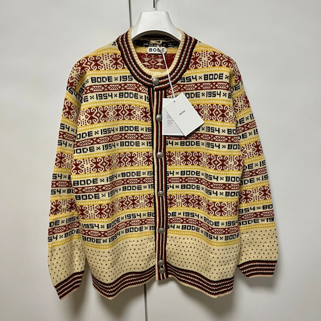 [M]보디 BODE Marzipan 울 집업 가디건 상품이미지1