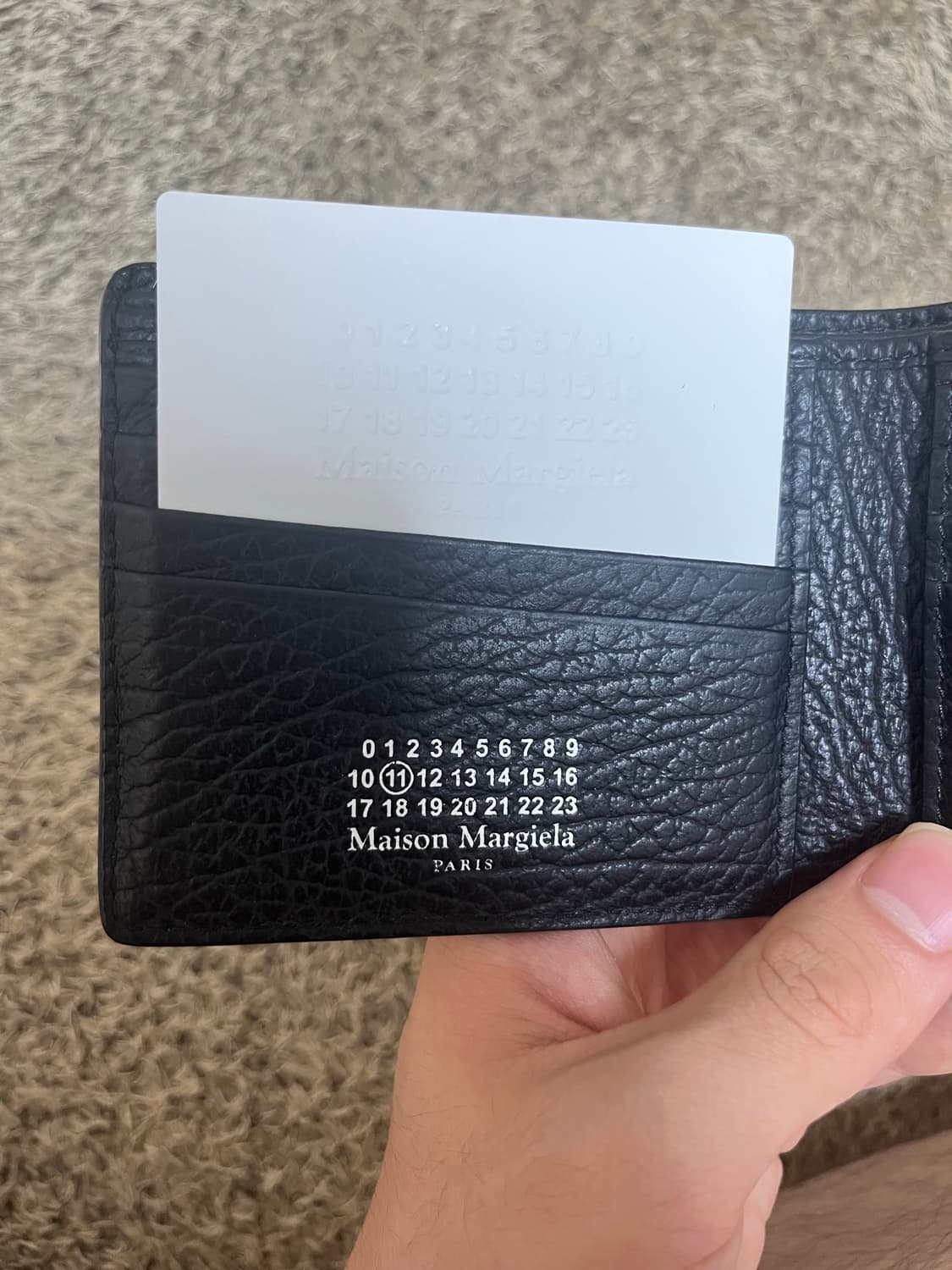 메종 마르지엘라 블랙 반지갑 상품이미지2
