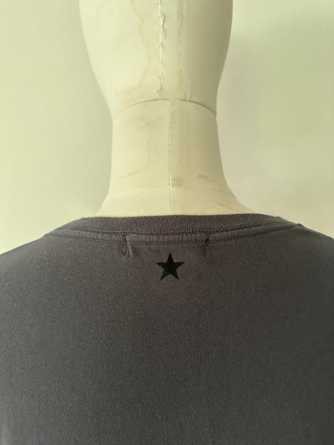 Beams heart navy grey cotton top 상품이미지5