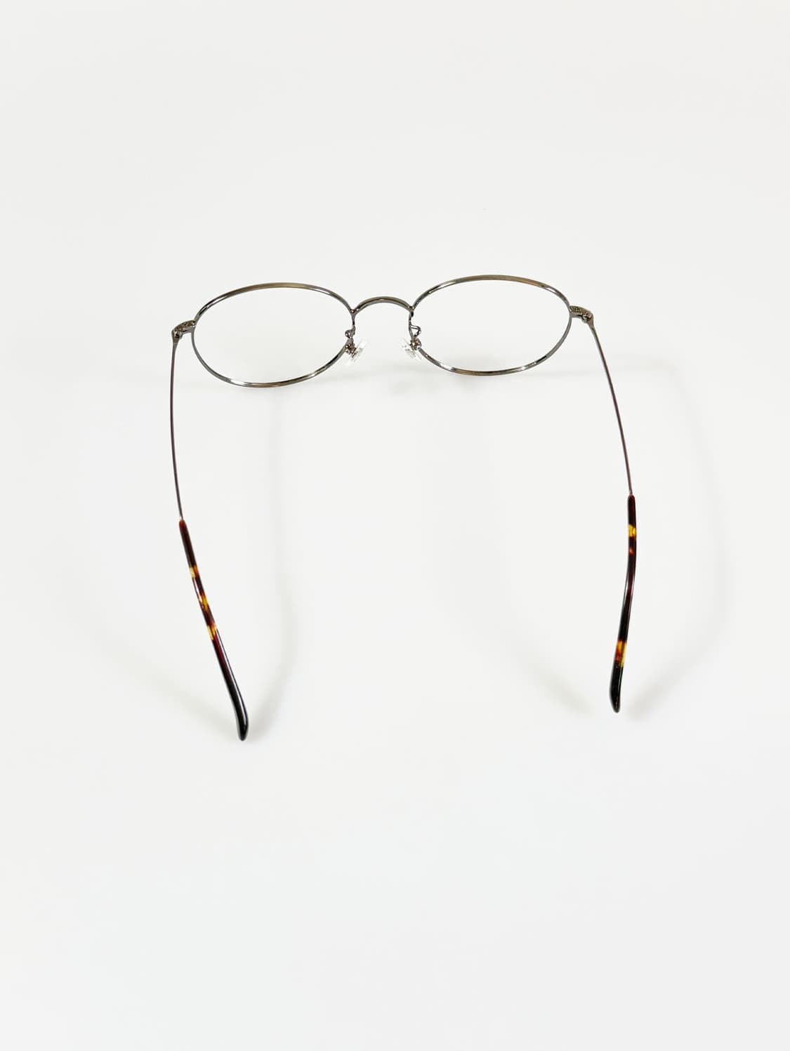 90s 유로피안 슬림 메탈 오버 라운드 빈티지 안경 상품이미지5