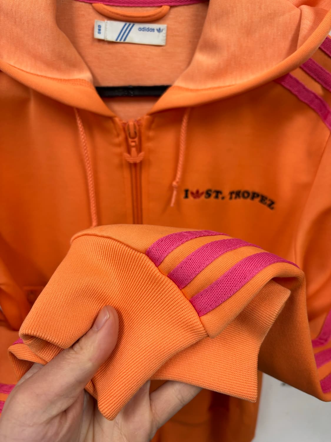 아디다스 우먼 후드 트랙탑 상품이미지3