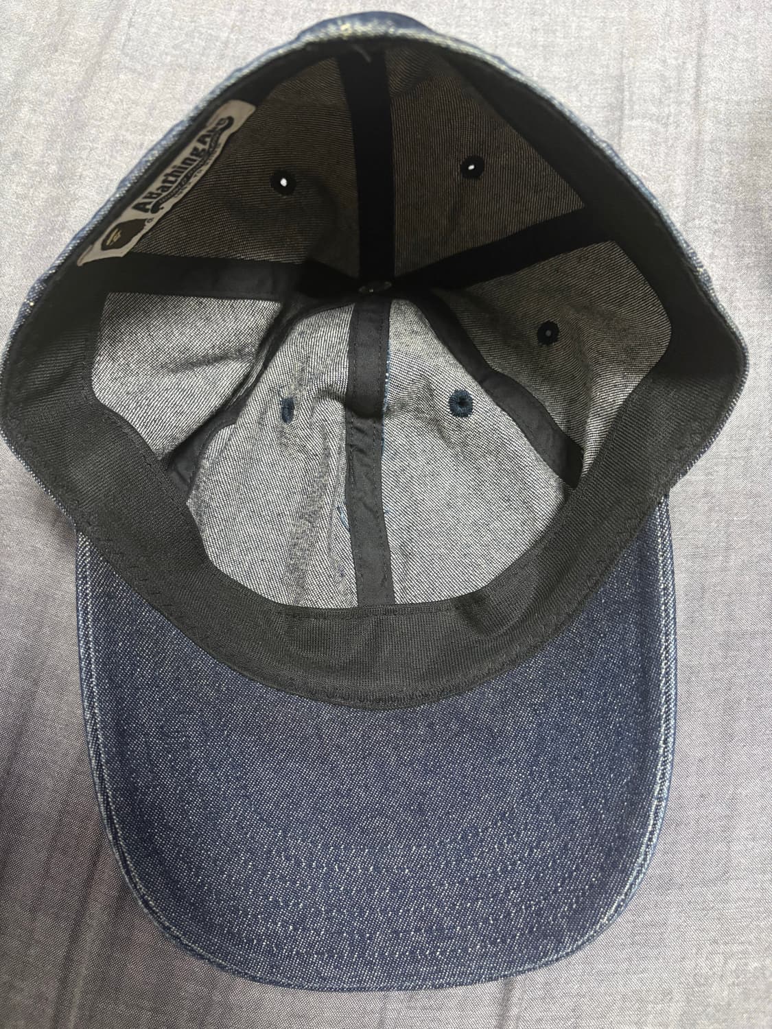 [F] 베이프 데님 캡 bape denim cap 상품이미지4