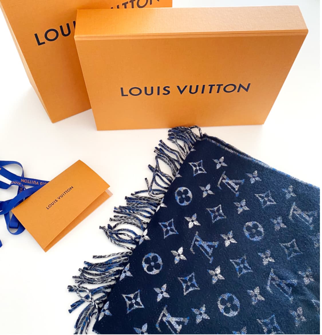 루이비통 리버시블 캐시미어 머플러 상품이미지4