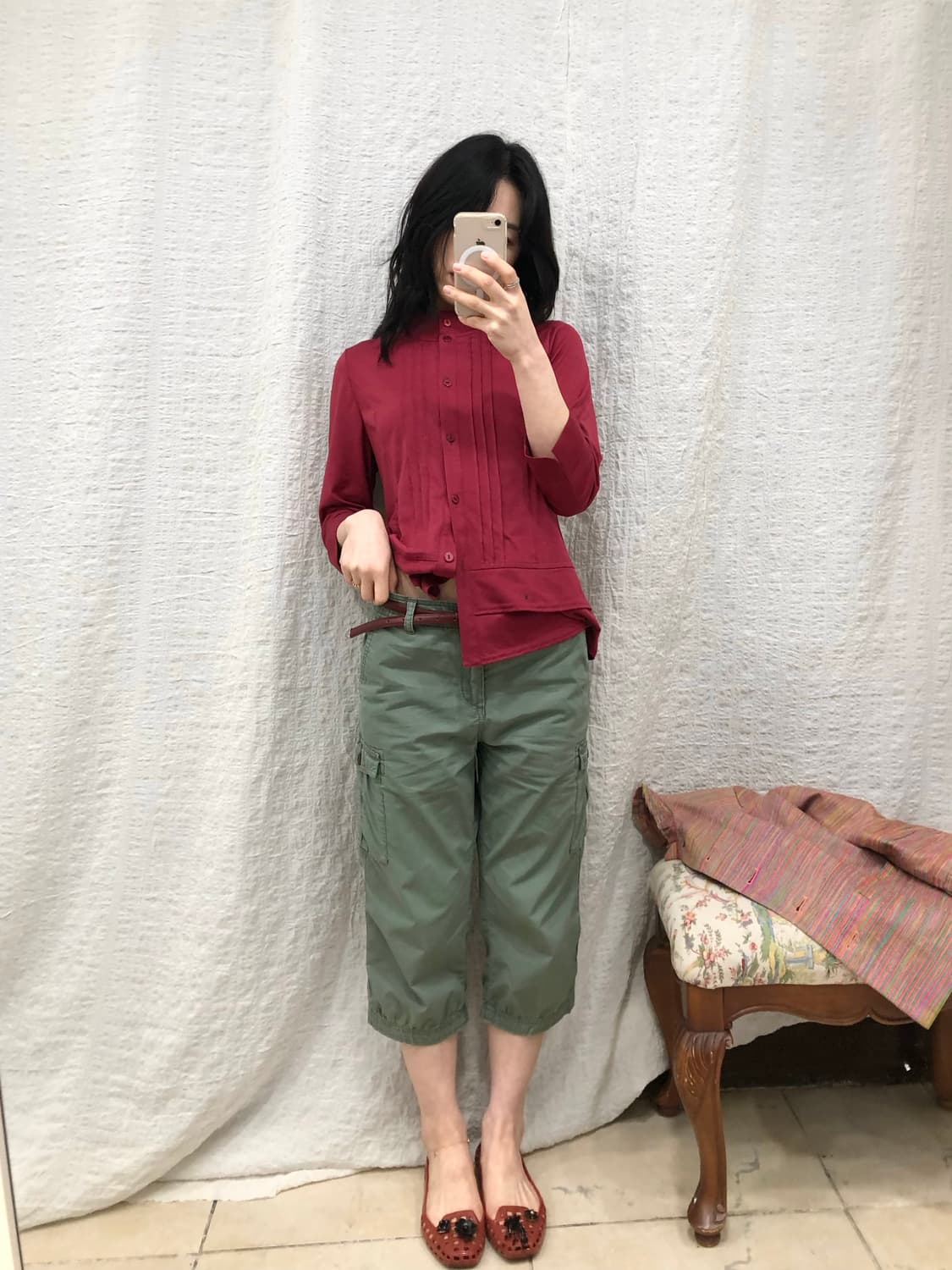 Deep scarlet shirts 상품이미지1